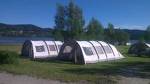 Rental tents on campsite Lipno Modrin