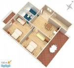 Apartment Podaca 2576b